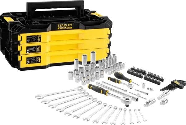STANLEY nøkkelsett 126 deler MODUL PRO-STACK 3 skuffer