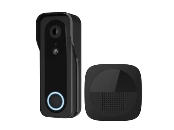 Trust DOORCAM-3000, Sort, 2,4 GHz, Android, iOS, 3 MP, MicroSD (TransFlash), 256 GB
