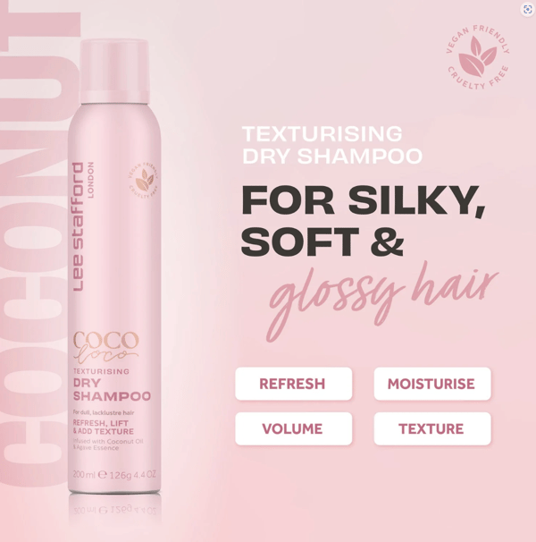 Lee Stafford Coco Loco texturiserande torrschampo