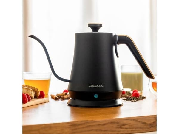 Cecotec Thermosense 500, 1 l, 1200 W, Sort, Rustfritt stål, Trådløs