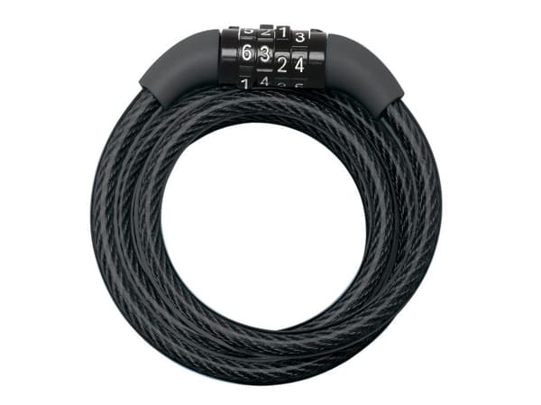 Master Lock No. 8143 - Kabellås - kombination - multiple-dial - svart