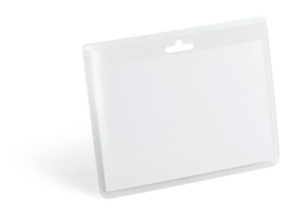 Navneskilt 60x90 mm med eurohull PP