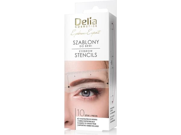 Delia Eyebrow Stencils 10 Pieces