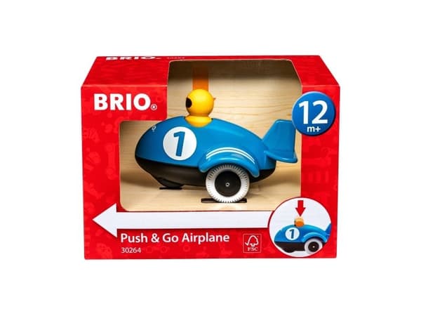 BRIO 30264 Push & Go -lentokone