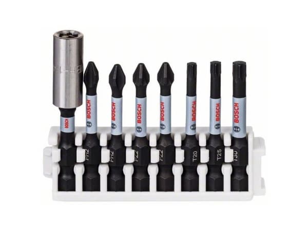 Bosch Impact Control 50 mm bitssett 8 deler