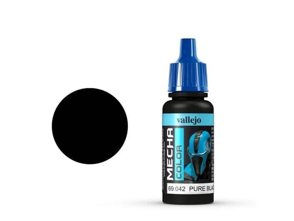 Vallejo 69.042, Sort, Acryl maling, Væske, 17 ml, 1 stykker