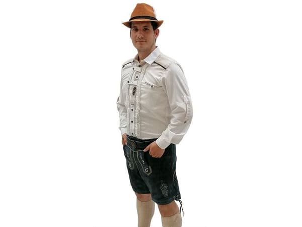 Äkta Lederhosen, blå