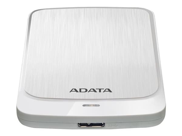 ADATA HV320 - Harddisk - 2 TB - ekstern (bærbar) - USB 3.1 - hvit