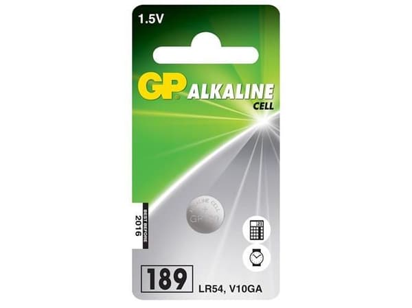 Gp lr54/lr1130 batteri stk.