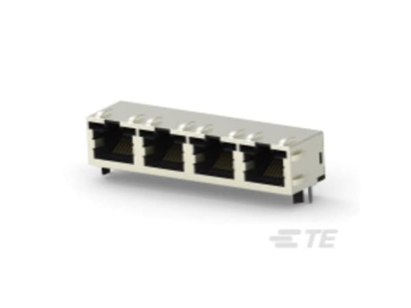 TE Connectivity MODULAR JACKS - INVERTED AND LEDSMODULAR JACKS - INVERTED AND LEDS 5406552-1 AMP