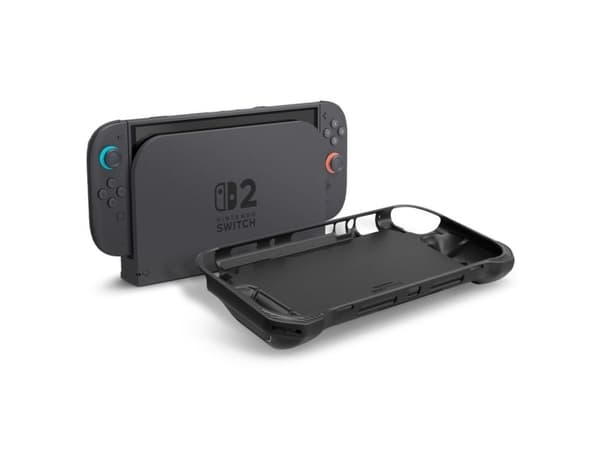 Hurtel Spigen Rugged Armor-deksel til Nintendo Switch 2 - Matt Svart