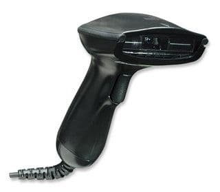 Manhattan 460835 USB-kit strekkodeskanner kablet 1D CCD sort håndskanner