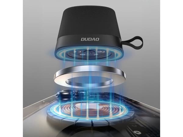 Dudao Y20 Wireless Speaker with Magnetic Mount Bluetooth 5.3 - Black