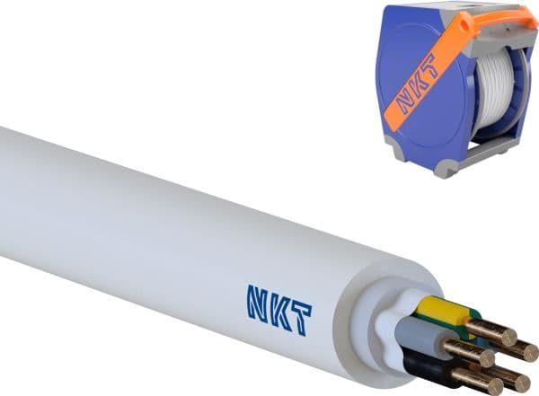 Installationskabel NKT med CPR brandklass B2ca för fast installation (350 meter)