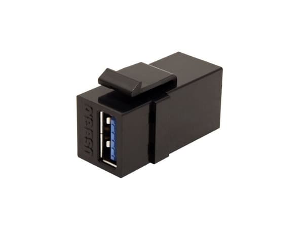ROLINE 25.99.8207, Flat, Sort, USB A, USB A, Hunkjønn, Hunkjønn