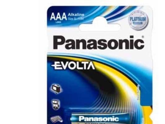 Panasonic Evolta AAA, Single-use battery, Alkalisk, 1,5 V, 2 styck, Blå, AAA