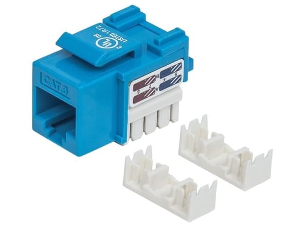 Intellinet 210737, Flat, Blå, RJ-45, Hunkjønn, 22/26, Cat6