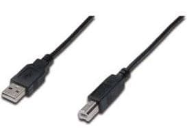 ASSMANN - USB-kabel - USB (hane) till USB typ B (hane) - USB 2.0 - 50 cm - svart
