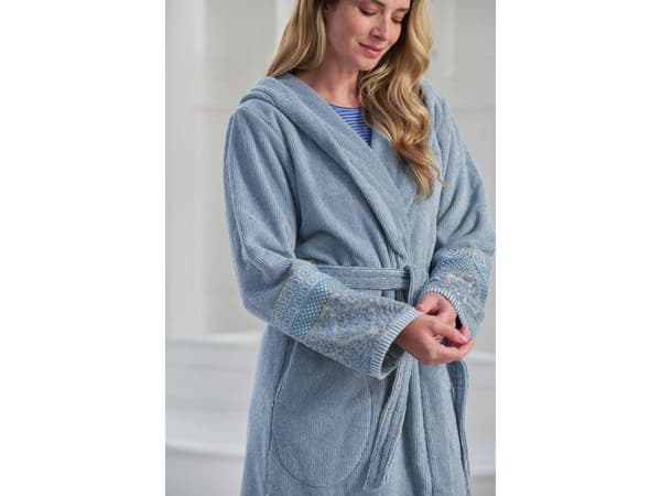 PIP Studio Soft Zellige Bathrobe Blue Grey XS