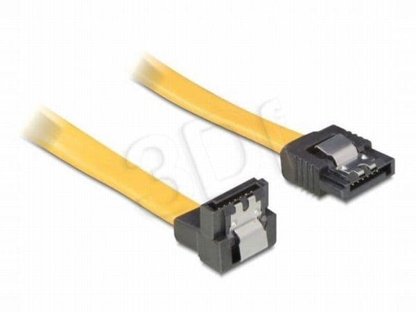 DeLOCK 0.5m SATA Cable, 0,5 m, Keltainen