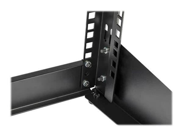 StarTech.com 4U 19" Desktop Open Frame Rack, 2 Post Free-Standing Network Rack Switch Depth for Patch Panel/Data/AV/IT/Communication/Studio/Compute...