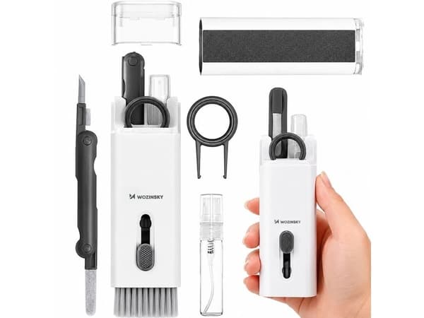Wozinsky HWZ-71G 7-in-1 Multifunctional Electronics Cleaning Kit - Gray
