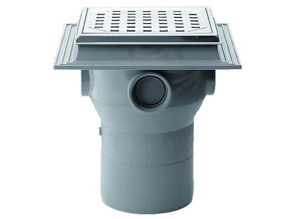 Maxiflex 110 mm afløbsskål til beton, med studs, lodret