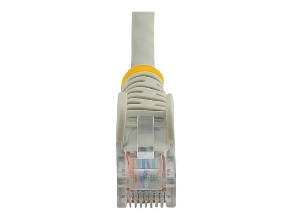 StarTech.com 1m Gray Cat5e / Cat 5 Snagless Patch Cable - Patchkabel - RJ-45 (han) til RJ-45 (han) - 1 m - UTP - CAT 5e - formet, knastfri - grå