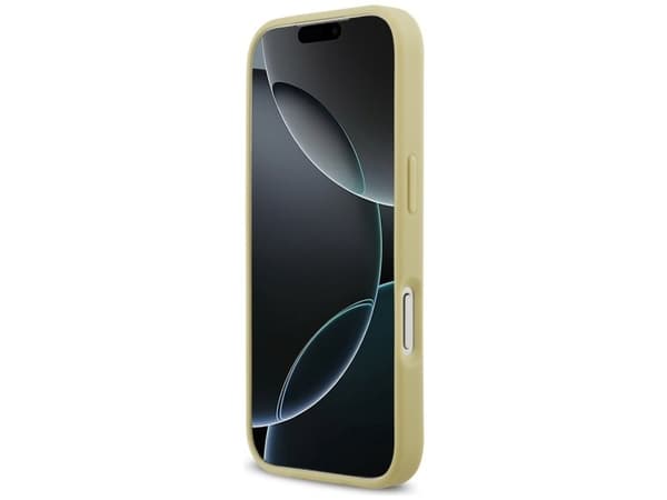 Guess Rhinestone Triangle Logo iPhone 17 Pro Case - Gold