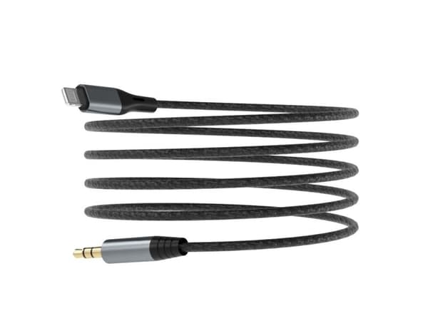 Dudao lydkabel Lightning - mini jack 3,5 mm 1 m grå (L11PRO)