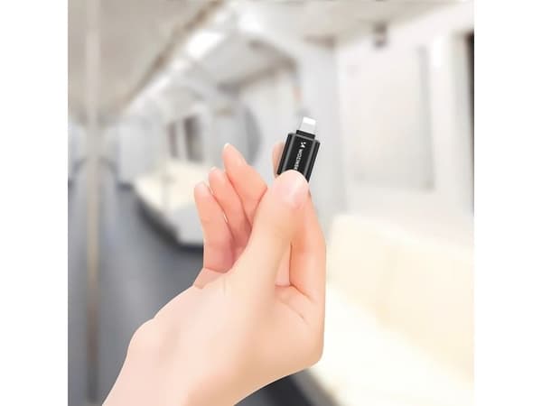 Wozinsky USB-sovitin WALA-01 USB-A - Lightning Black (5907769378959)