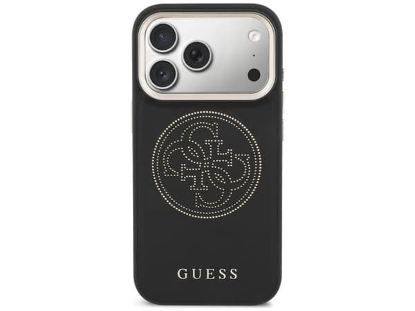 Guess perforerat MagSafe-skal för iPhone 17 Pro Max - Svart