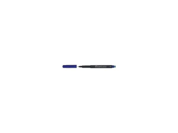 Permanentmarker faber-castell, multi, fine, blå