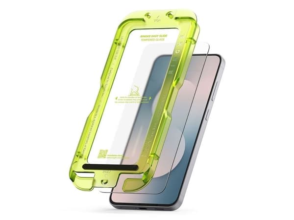 Härdat glas Ringke Easy Slide 2-pack för Galaxy S25 FE clear