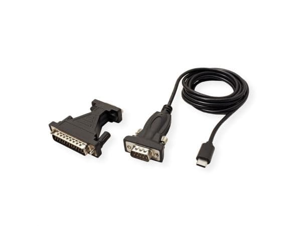 VALUE Converter Cable USB to Serial 1.8 m, Grå