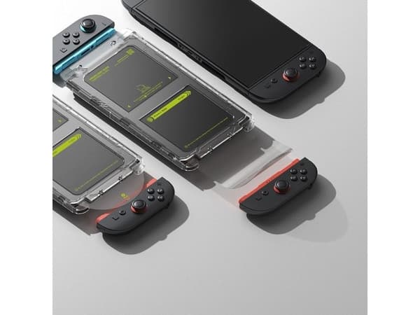 Ringke härdat glas Easy Slide till Nintendo Switch 2 Clear [2-PACK]