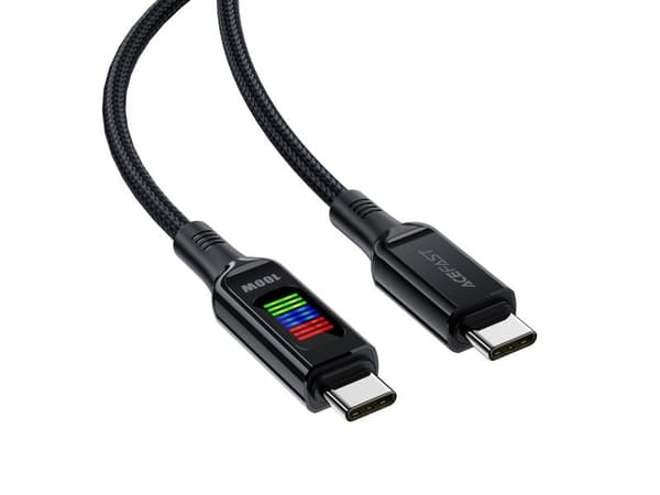 USB-kabel Acefast USB-C til USB-C 1,2 m svart