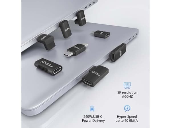 Microconnect MC-USB4AG-L, 0 m, USB C, USB C, USB4 Gen 3x2, Alumiini