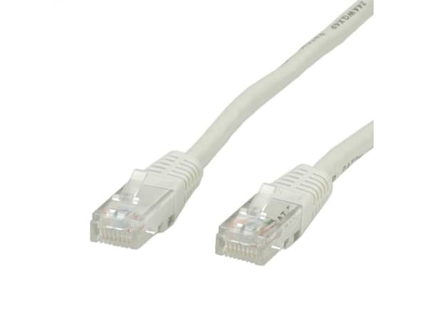 Value UTP Patch Cord Cat.5e, grey 7 m, Grå, 100 ohm (O), 7 mm