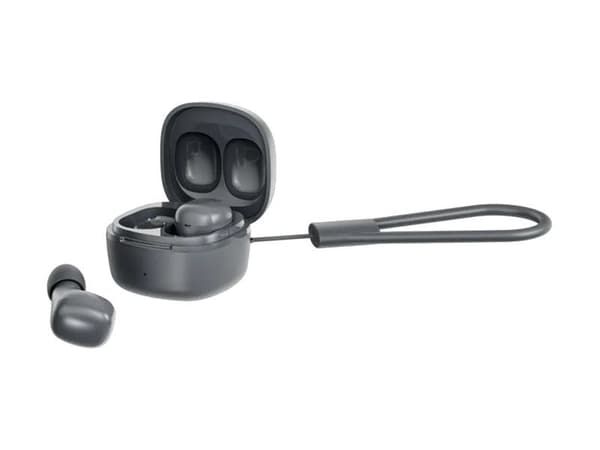 Canyon OnGo 4 Mini - True wireless-hörlurar med mikrofon - inuti örat - Bluetooth - grå