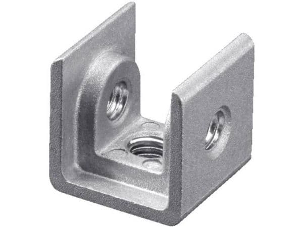 Rittal 4179.000, U-nut, Rustfritt stål, M6, 380 g, 20 stykker