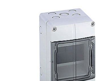 Gruppcentral AKe 05, 5 moduler, med PE/N-terminal, IP55