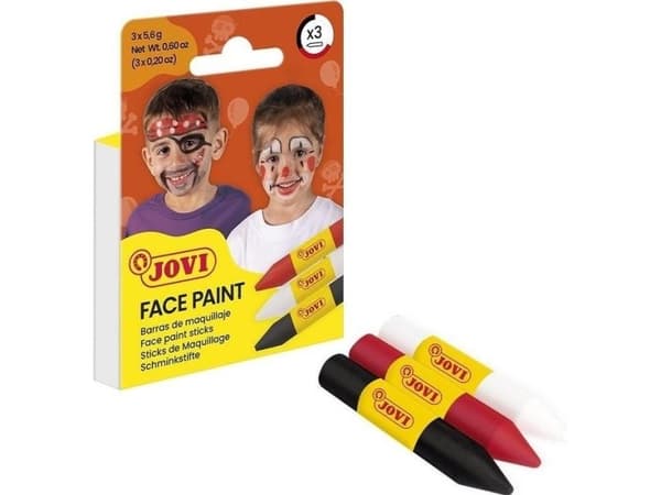 Make-up ansiktskritor 3 st Scary JOVI