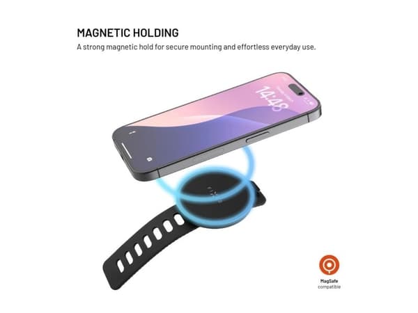 FIXED MagGrip Active - Magnetisk holder for mobiltelefon - svart
