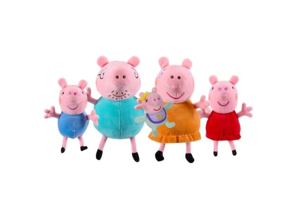 PEPPA FAMILY PLUSH 5PK