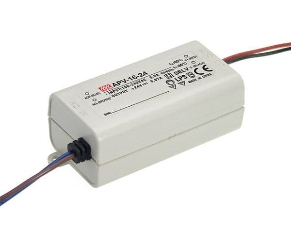 15W TRANSFORMER TIL STANDARD LED 90-264V/AC/12VDC