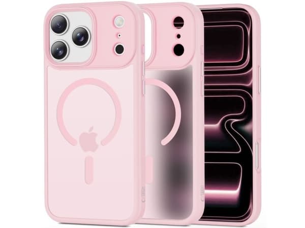 Tech-Protect MagMat MagSafe-etuiet til iPhone 17 Pro Max – rosa