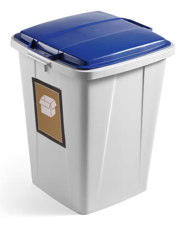 Avfallsbeholder DURABIN® 90L firkantet, grå