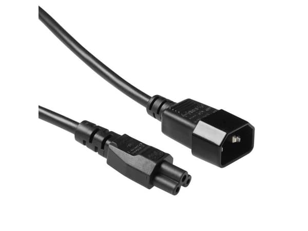 ACT AK5028 2m C14-Coupler C5-Coupler musta virtajohto (AK5028)