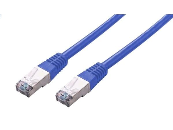 C-Tech patchkabel Cat5e, FTP, blå, 1 m